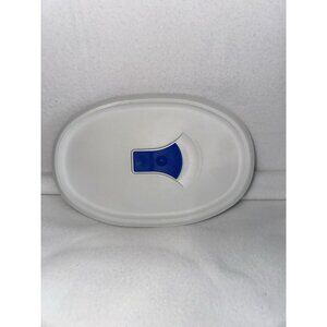 Vented Microwave Lid for F-23-B Corningware French White 23 oz. Oval Casserole